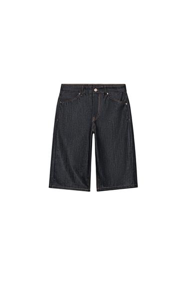 JEANS-BERMUDASHORTS ZW COLLECTION - Blau von Zara