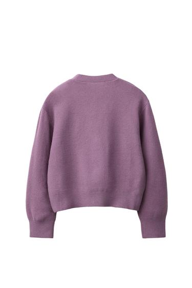 STRICKJACKE - Flieder von Zara