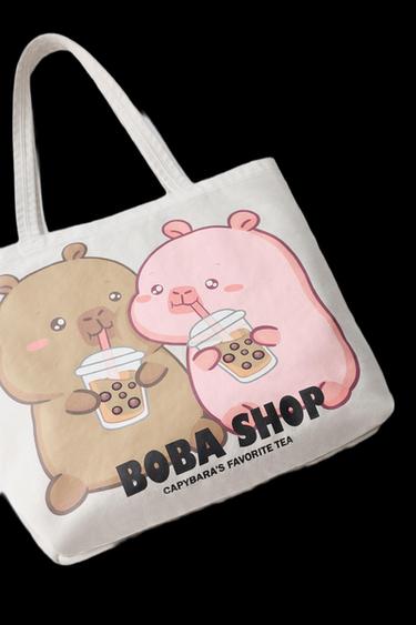 SHOPPER CAPIBARA CAPYFUN © - Rosa de Zara