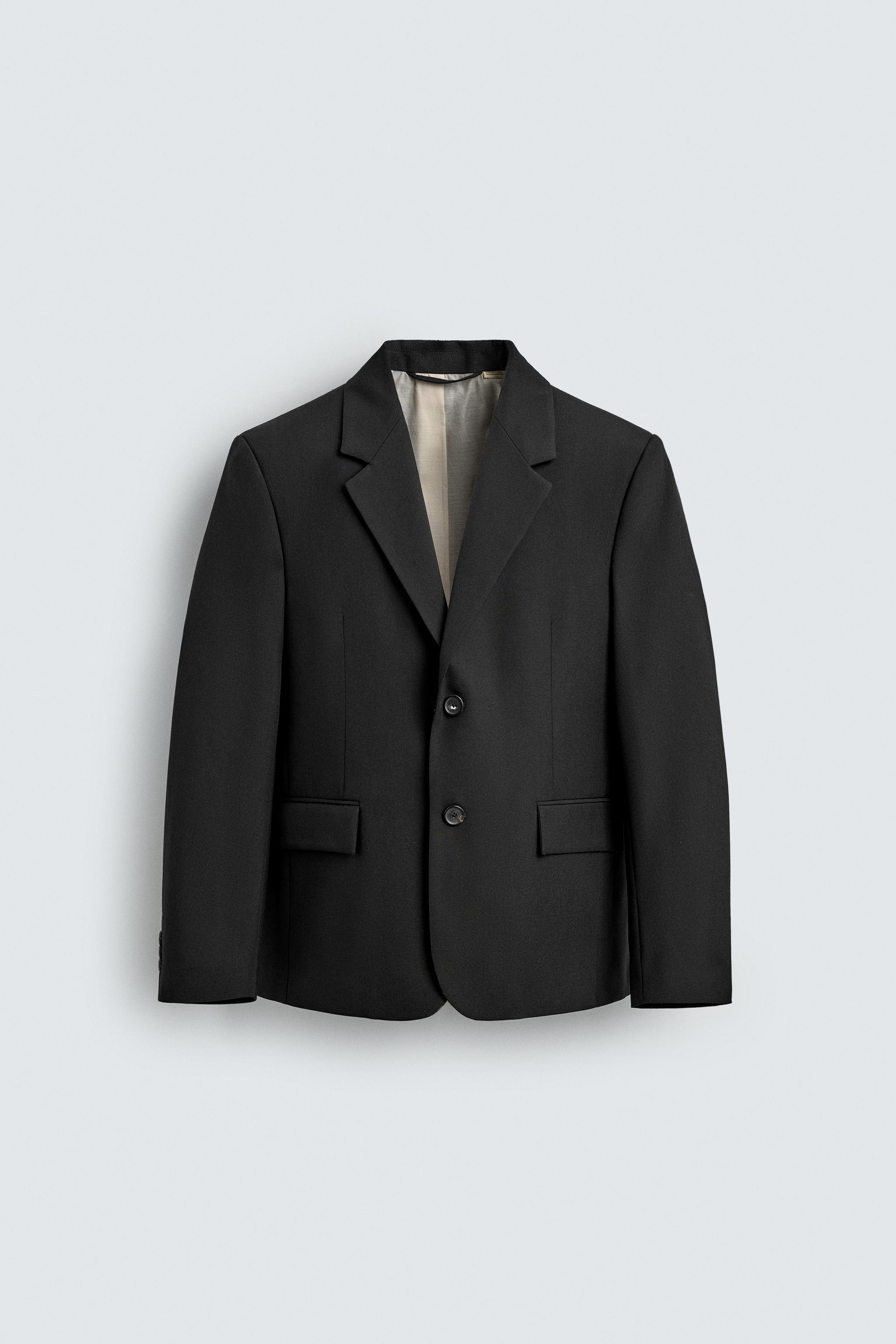 100% WOOL SUIT BLAZER
