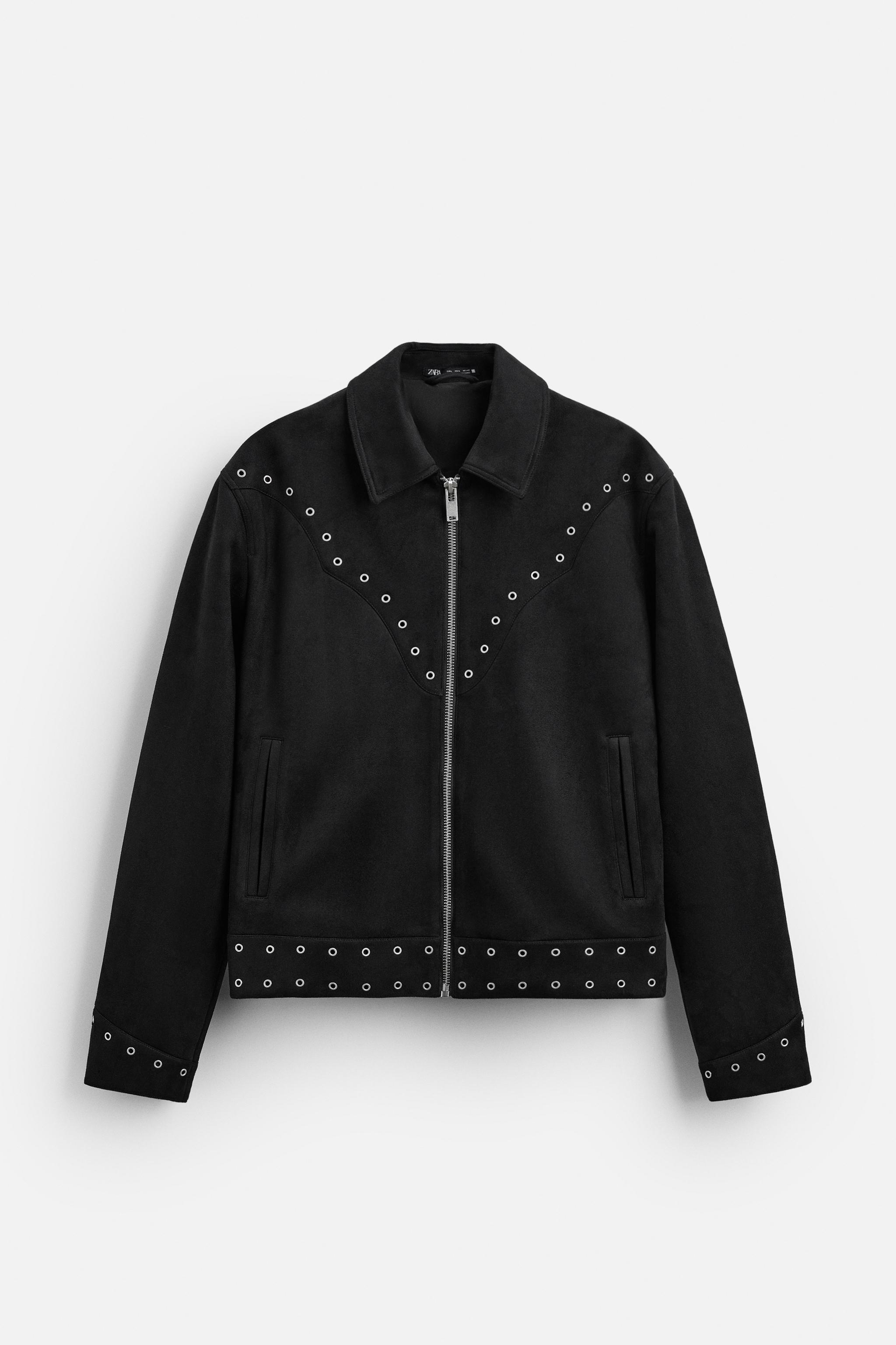 FAUX SUEDE JACKET