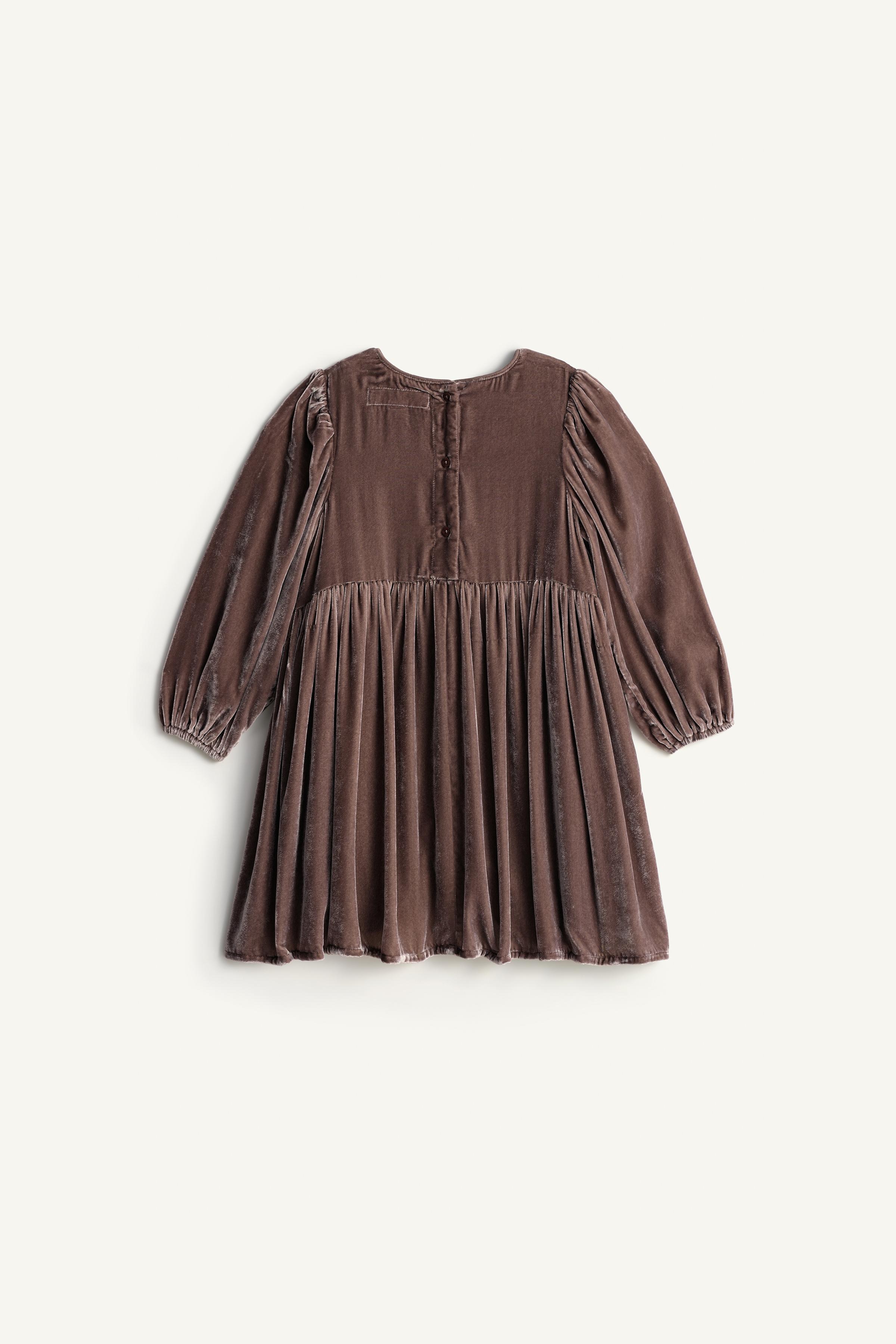 VESTIDO VELVET NIDO DE ABEJA BORDADO LIMITED EDITION