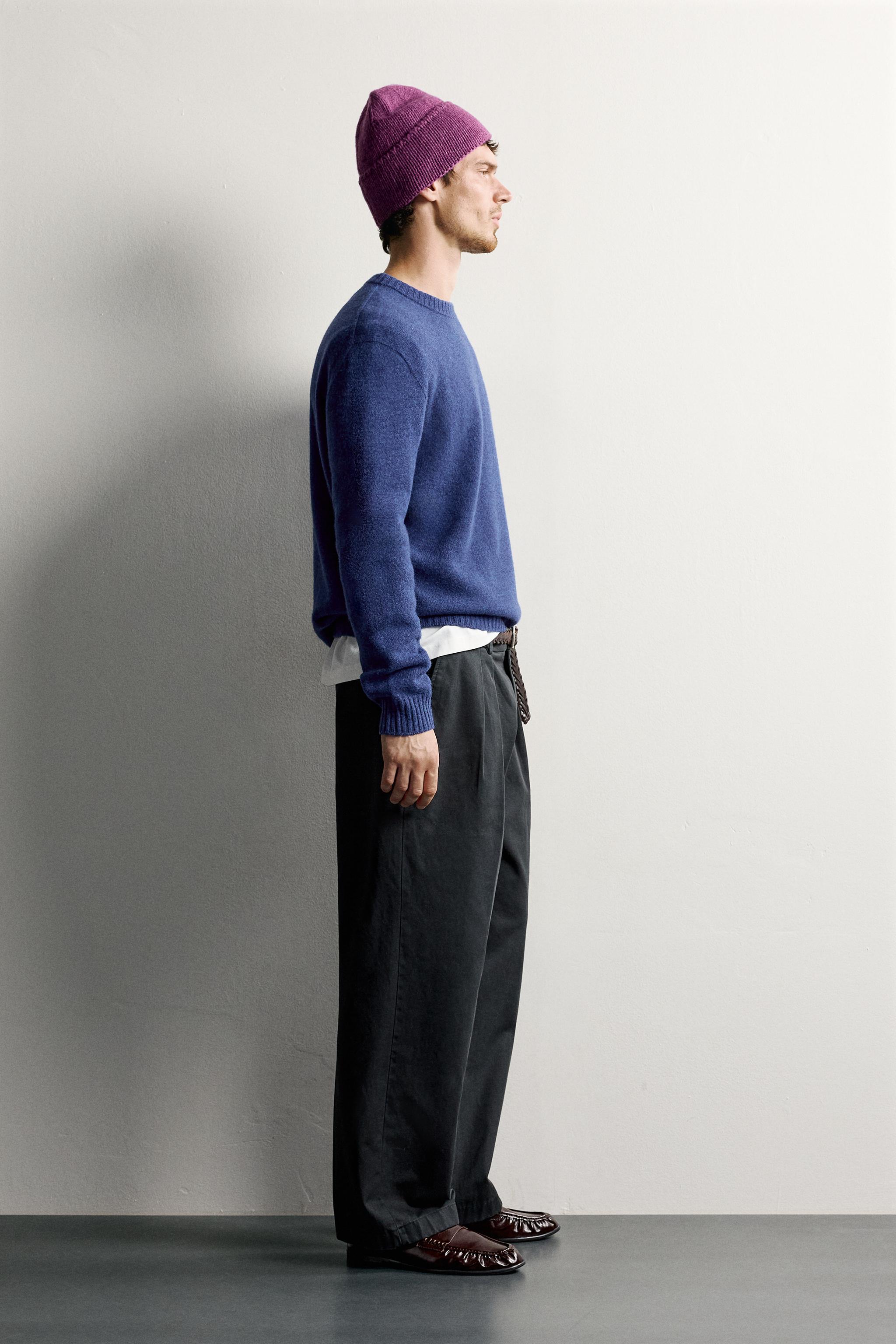 WOOL BLEND REGULAR FIT SWEATER