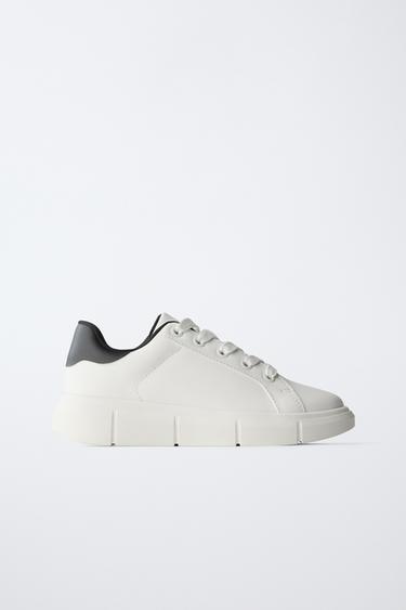 Zara CHUNKY SNEAKERS - White