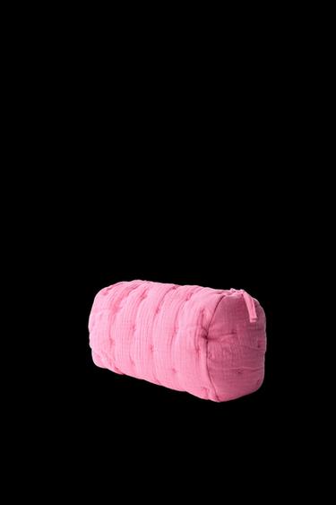 Zara TEXTURED POUCH - Fuchsia