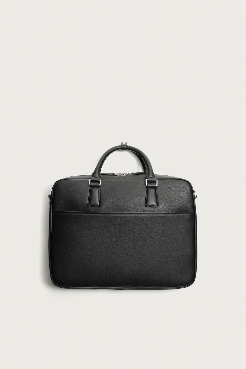 Textured Briefcase — Men's