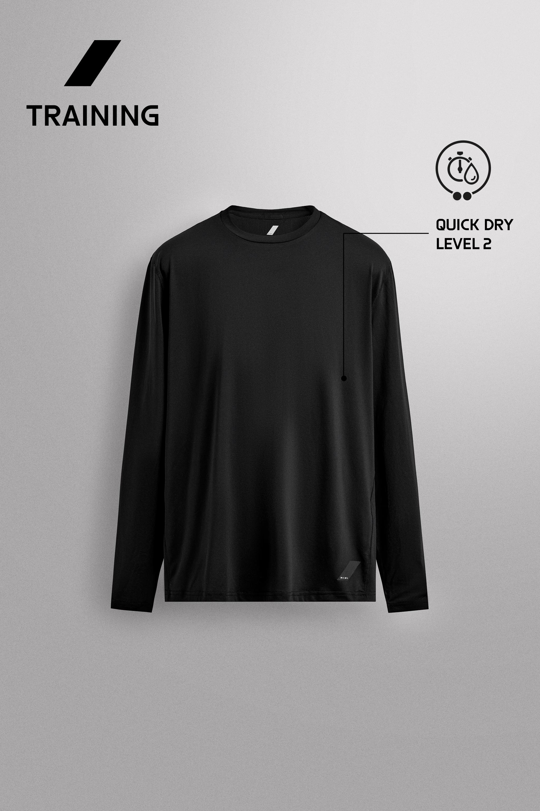 BASIC LONG SLEEVE TECHNICAL T-SHIRT
