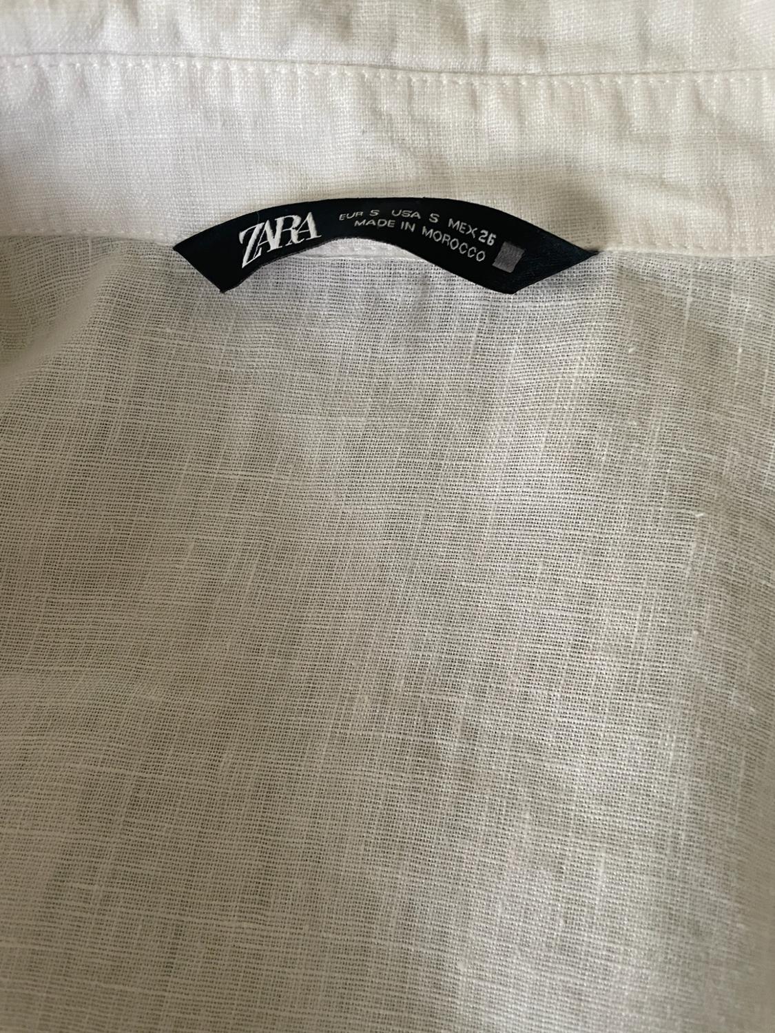CROPPED LINEN SHIRT - Image 3