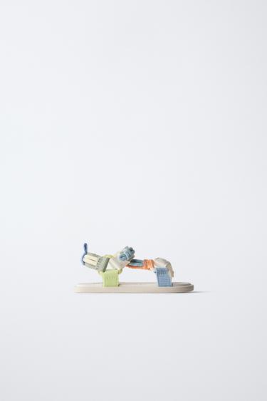 SANDALE TEKNIKE BAREFOOT - Blu nga Zara