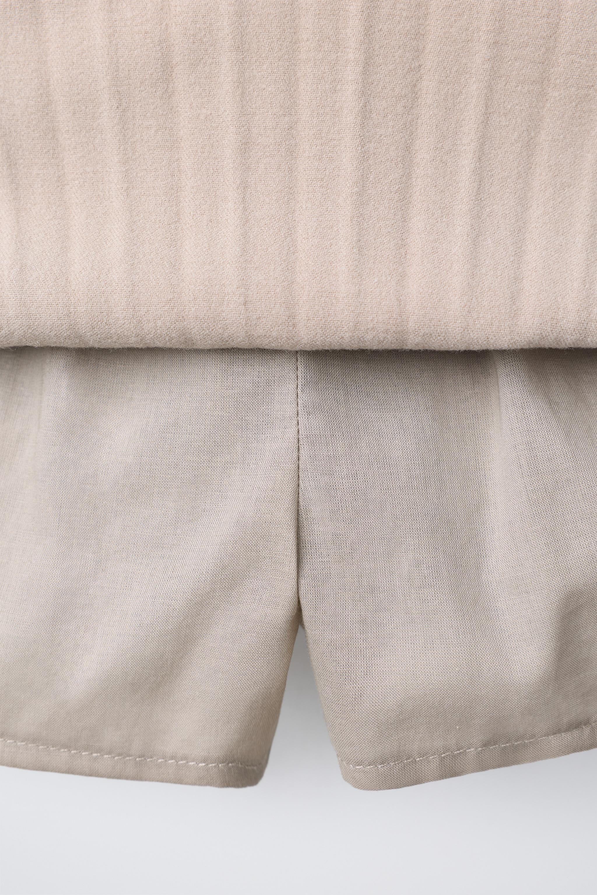 BOX PLEAT SKIRT - Ecru | ZARA United States