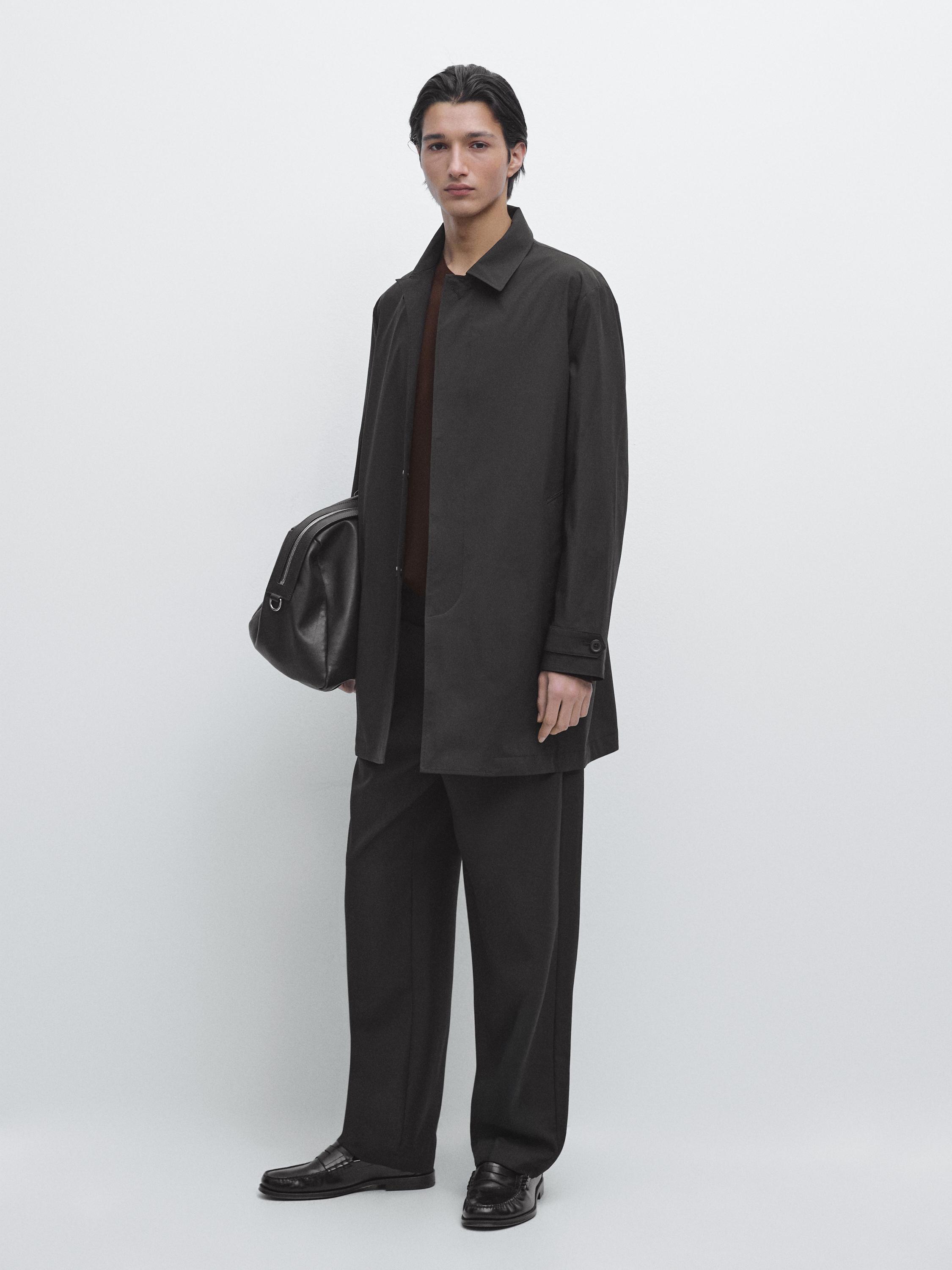 Lightweight technical fabric parka