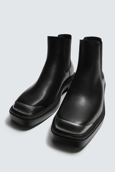 CHELSEA BOOTS WITH METAL DETAIL - Black by Zara - Image 4