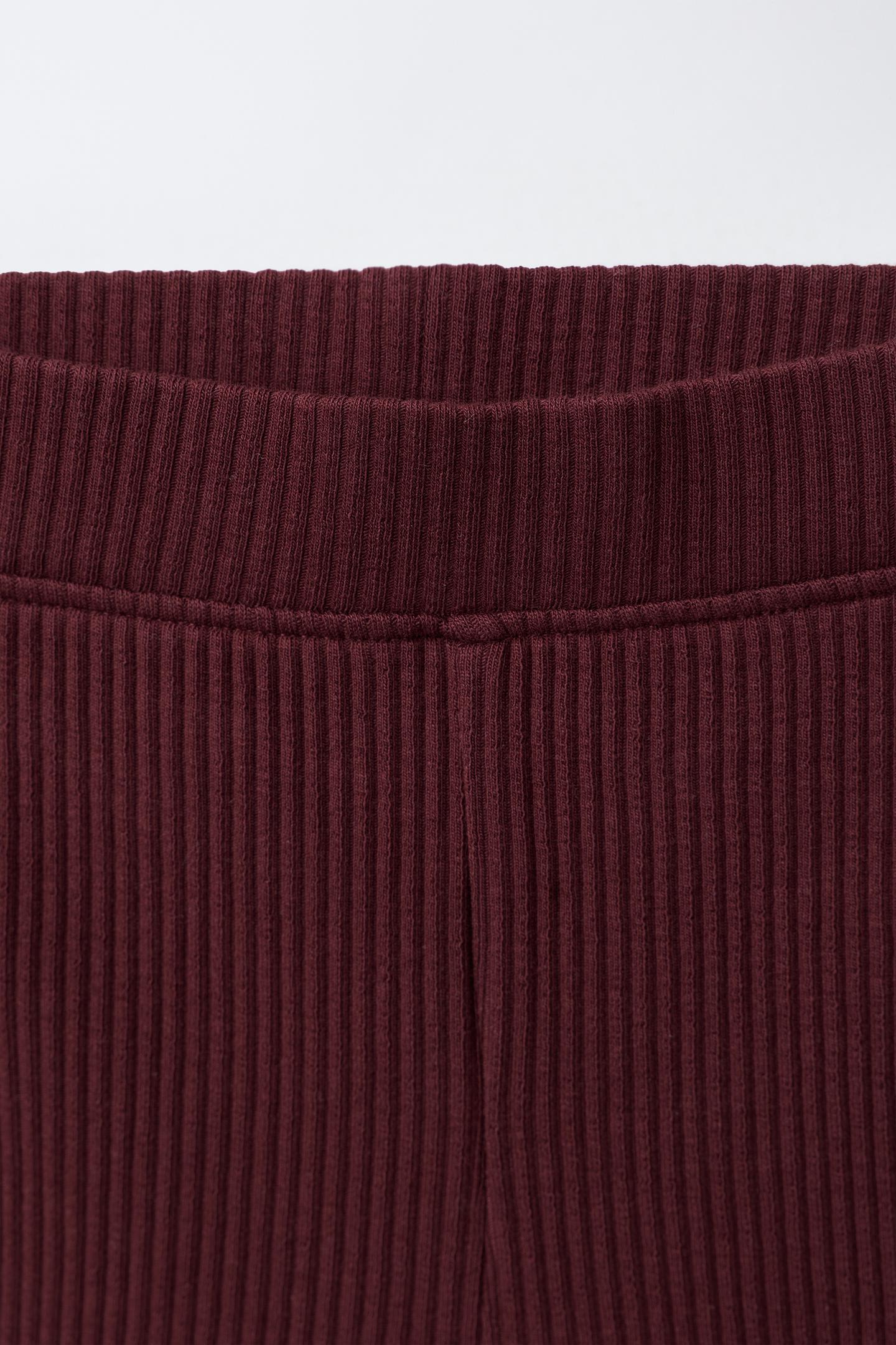 Детский комплект Zara Sweatshirt and Pants Set, цвет: Бордовый — фото 5