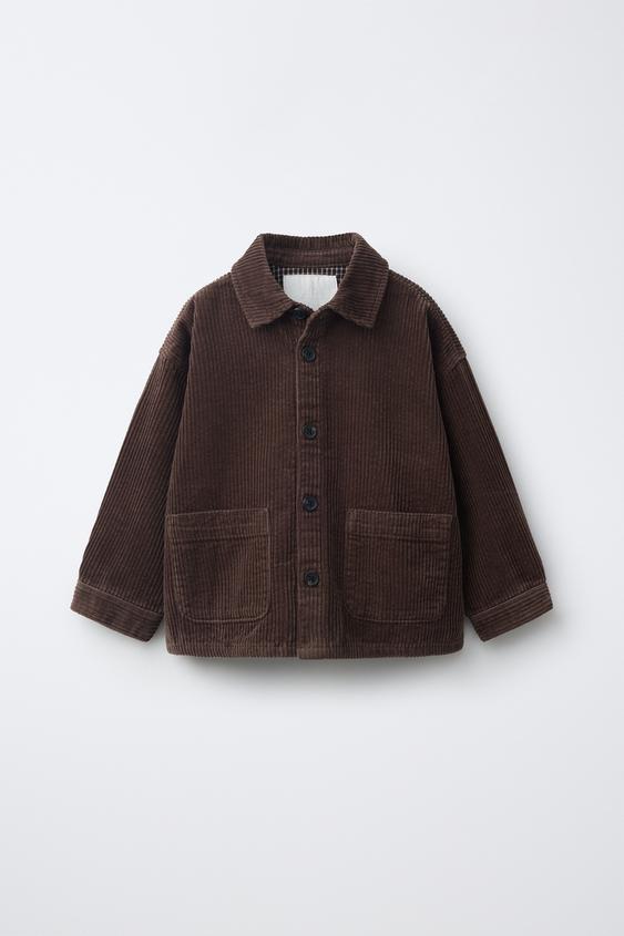CORDUROY OVERSHIRT - Brown by Zara - Image 0
