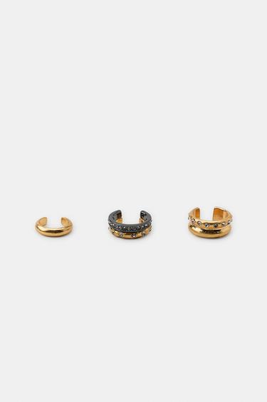 PACK OF 3 TOE RINGS - Golden by Zara - Image 3