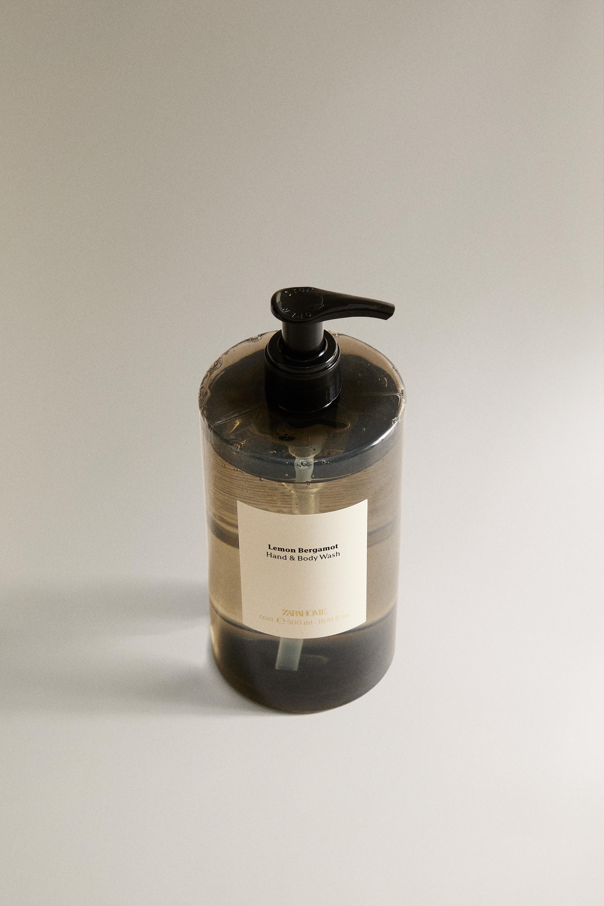 (500 ML) LEMON BERGAMOT HAND AND BODY LIQUID SOAP — white