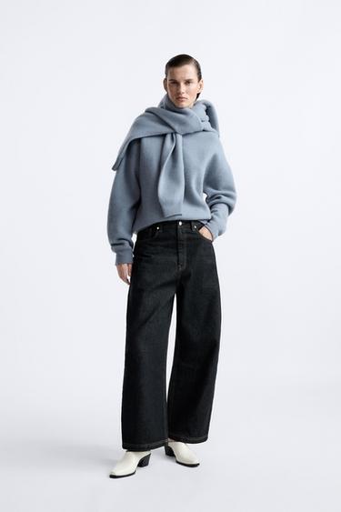 ТОЛСТОВКА ИЗ СМЕСОВОГО КАШЕМИРА X STUDIO NICHOLSON — СЕРО-СИНИЙ от Zara — изображение 0
