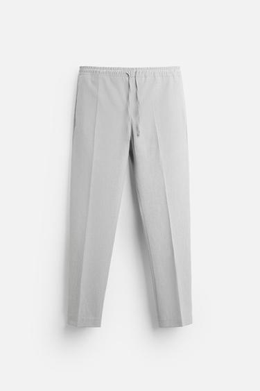 PANTALÓN JOGGER BÁSICO - Gris de Zara