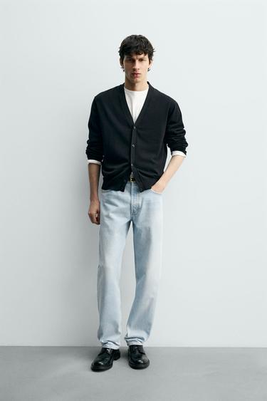 JEANS STRAIGHT FIT - Azul claro de Zara