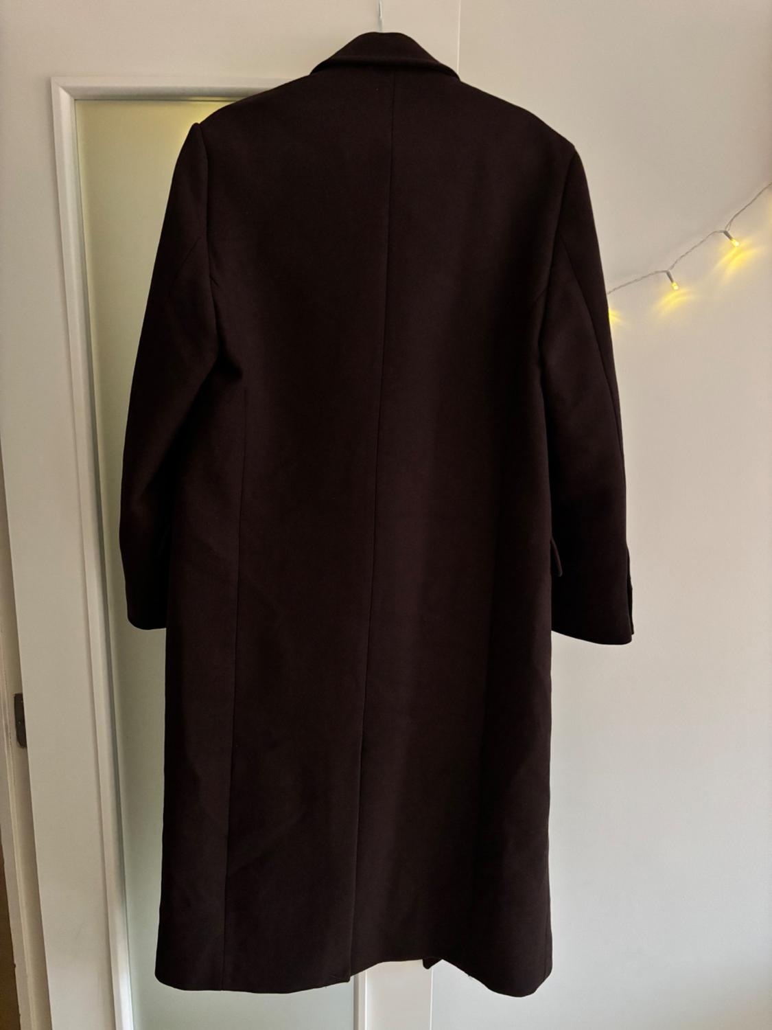 ZW COLLECTION OVERSIZE DOUBLE-BREASTED COAT WITH WOOL - Image 8