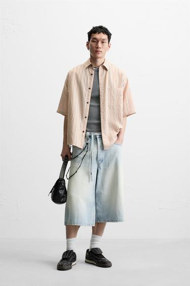 STRIPED FLOWING SHIRT - striped by Zara - Image 0