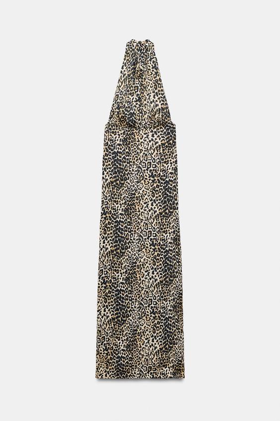 animal print maxi dress zara Zara 5039 474 Zara Long Leopard Dress Buy Long Leopard Print Dress Zara New Arrivals Zara Leopard Print