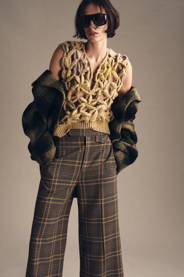 OMBRE CROCHET KNIT VEST - Multicoloured by Zara