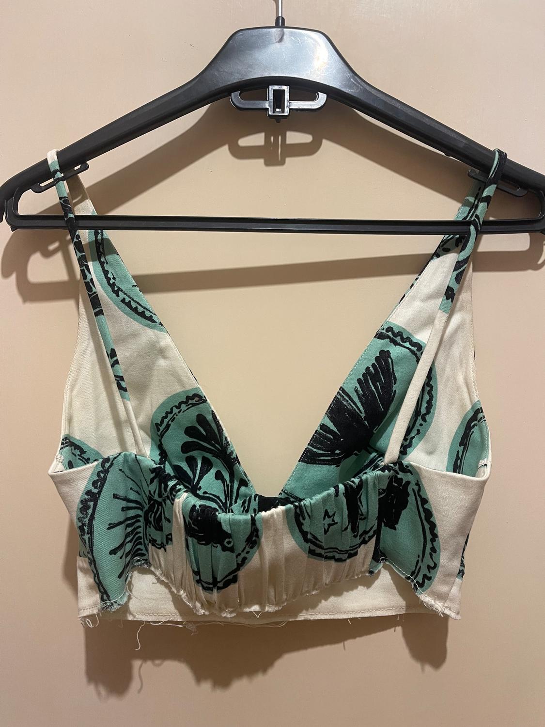 ZW COLLECTION PRINTED CROP TOP - Image 2