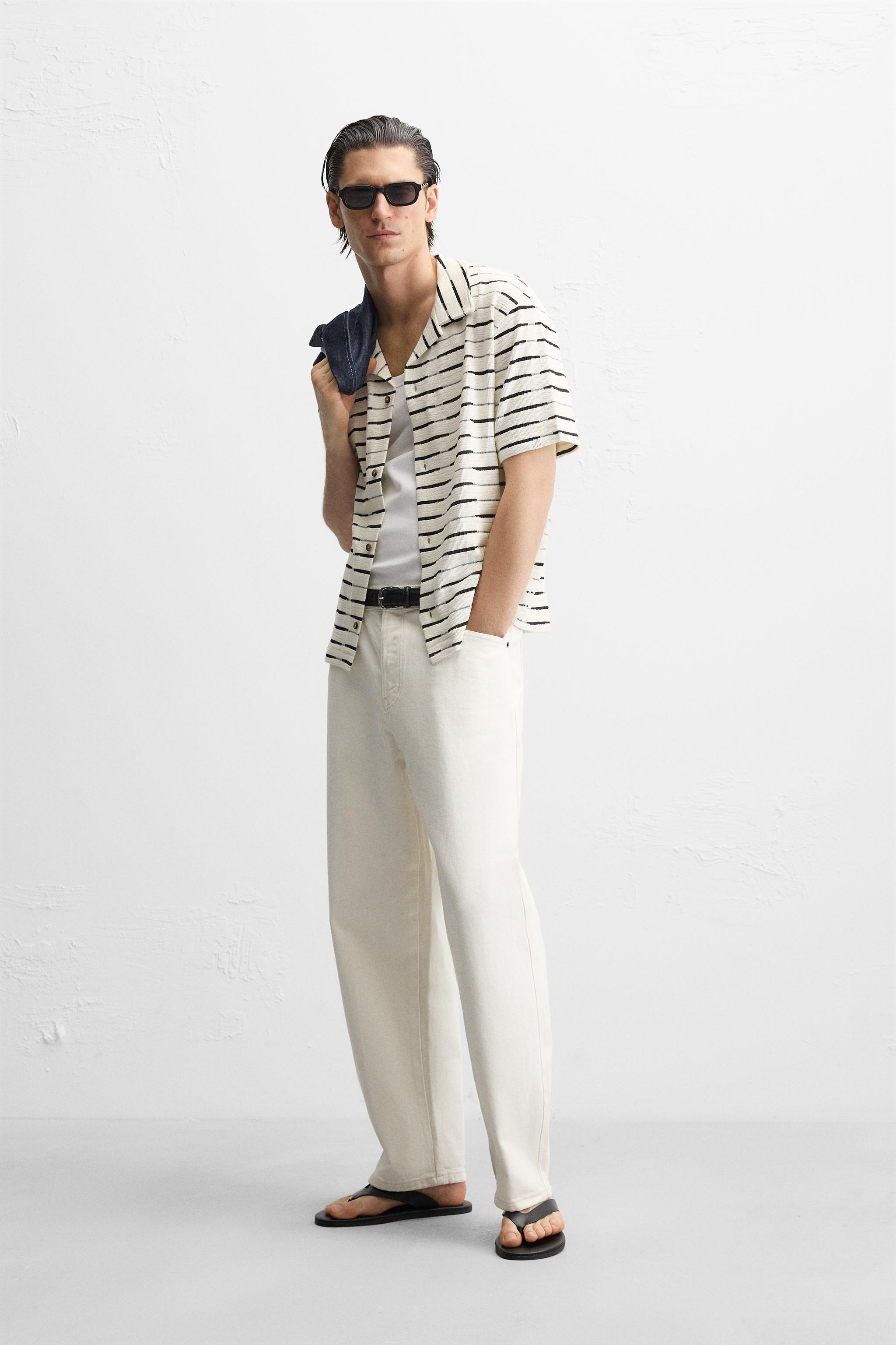 STRIPED JACQUARD SHIRT