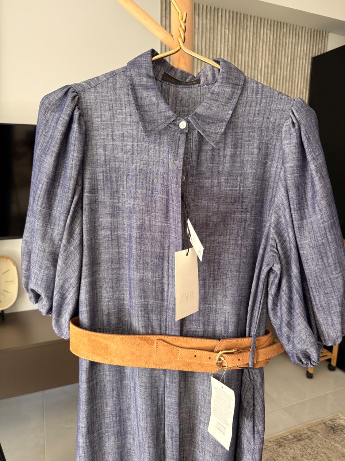 ZARA LONG DRESS LINEN VISCOSE - Image 3