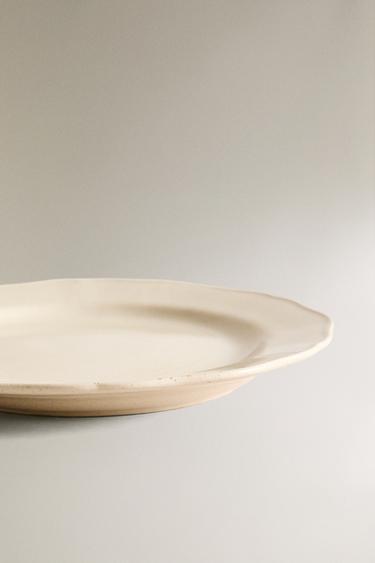 STONEWARE DESSERT PLATE - Cream by Zara - Image 3