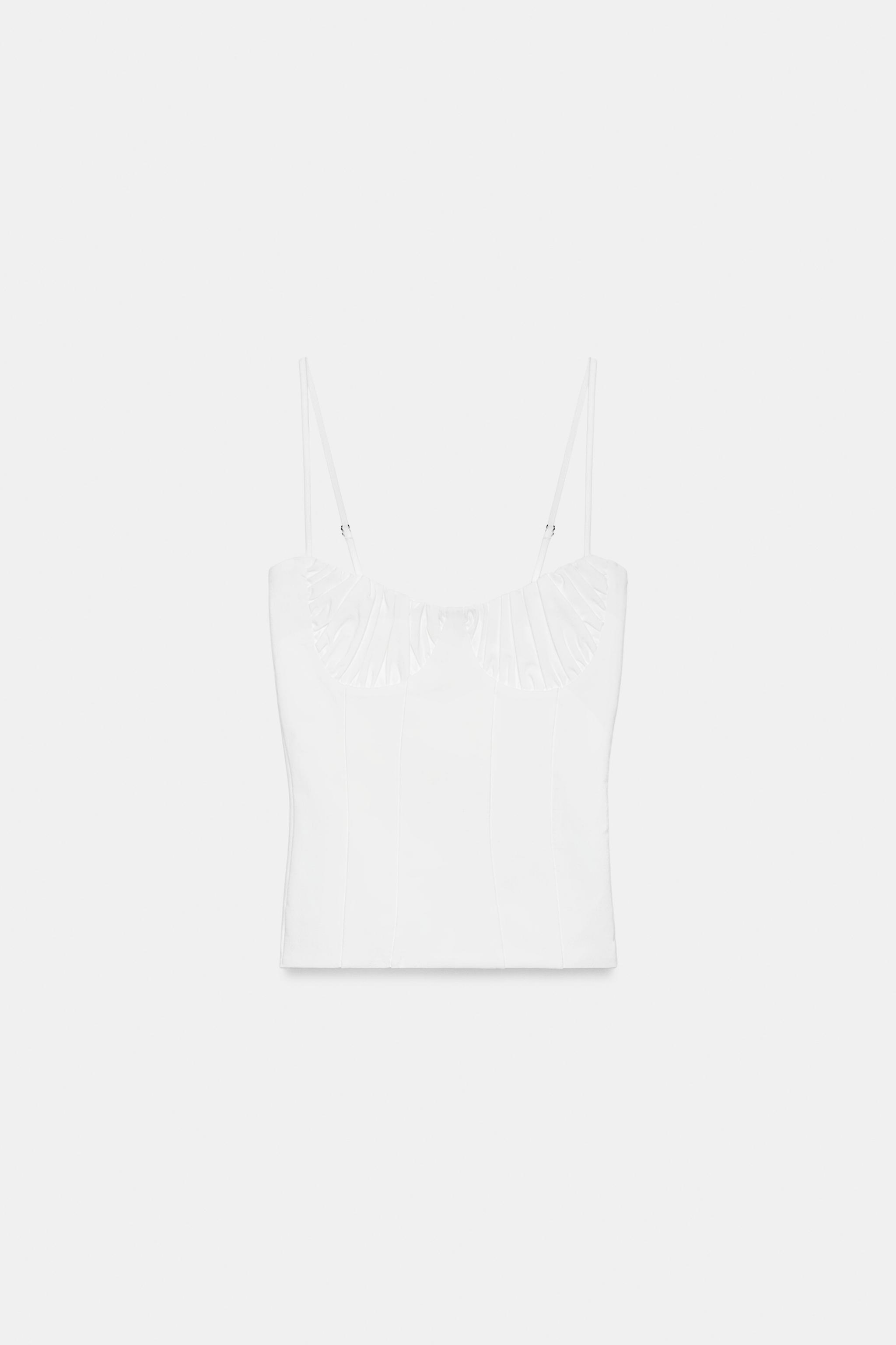 RUCHED CORSET TOP