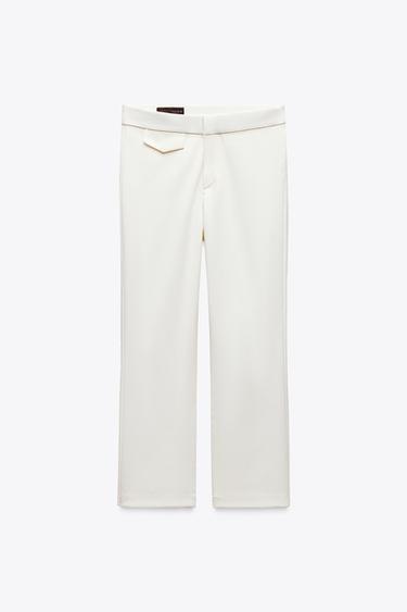 MINI FLARED TROUSERS - خَام by Zara