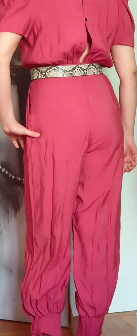 LONG BELTED JUMPSUIT - Image 4