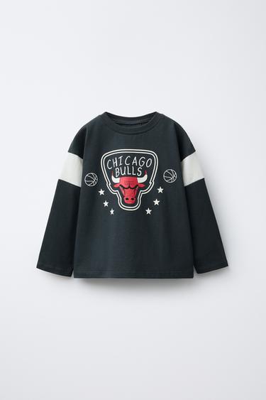 ЛОНГСЛІВ CHICAGO BULLS NBA - Антрацитовий сірий Zara
