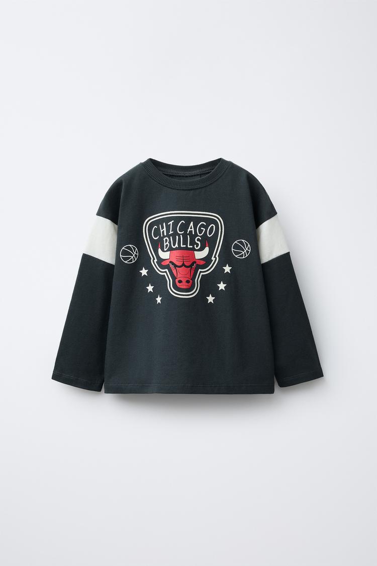 NBA CHICAGO BULLS T-SHIRT Anthracite grey ZARA Spain