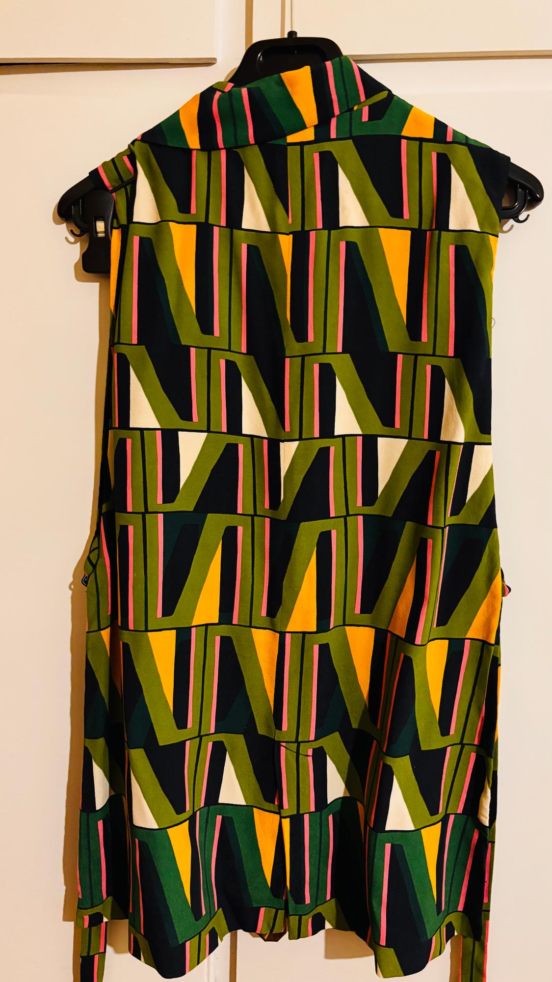 PRINTED VEST WITH VENTS - Image 2