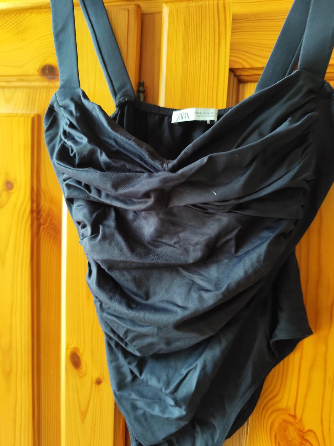 DRAPED BODYSUIT WITH STRAPS - Image 3