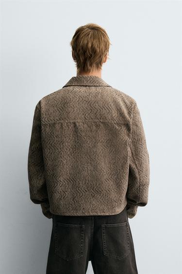 TEXTURED JACQUARD JACKET - Beige by Zara - Image 2
