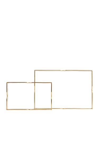GLASS AND METAL TRAY - Gold by Zara