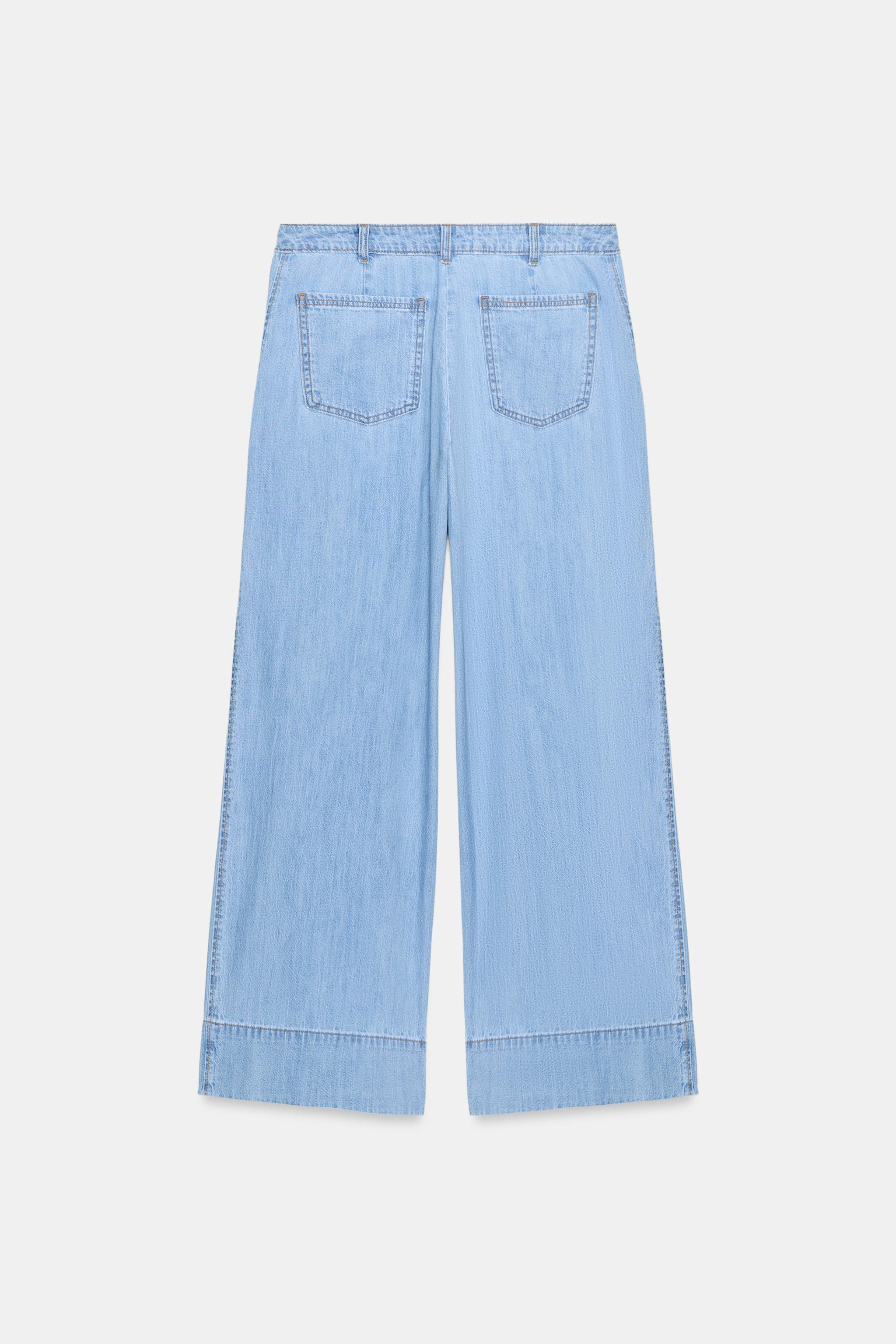 Z1975 WIDE LEG ORTA BEL PENS JEAN - Görsel 8