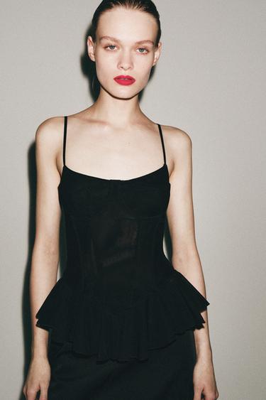 CORSÉ TUL VOLANTES - Negro de Zara