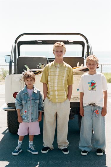 T-SHIRT IMPRIMÉ LOGO - Blanc de Zara - Image 5