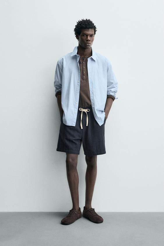 GEOMETRIC JACQUARD SHORTS