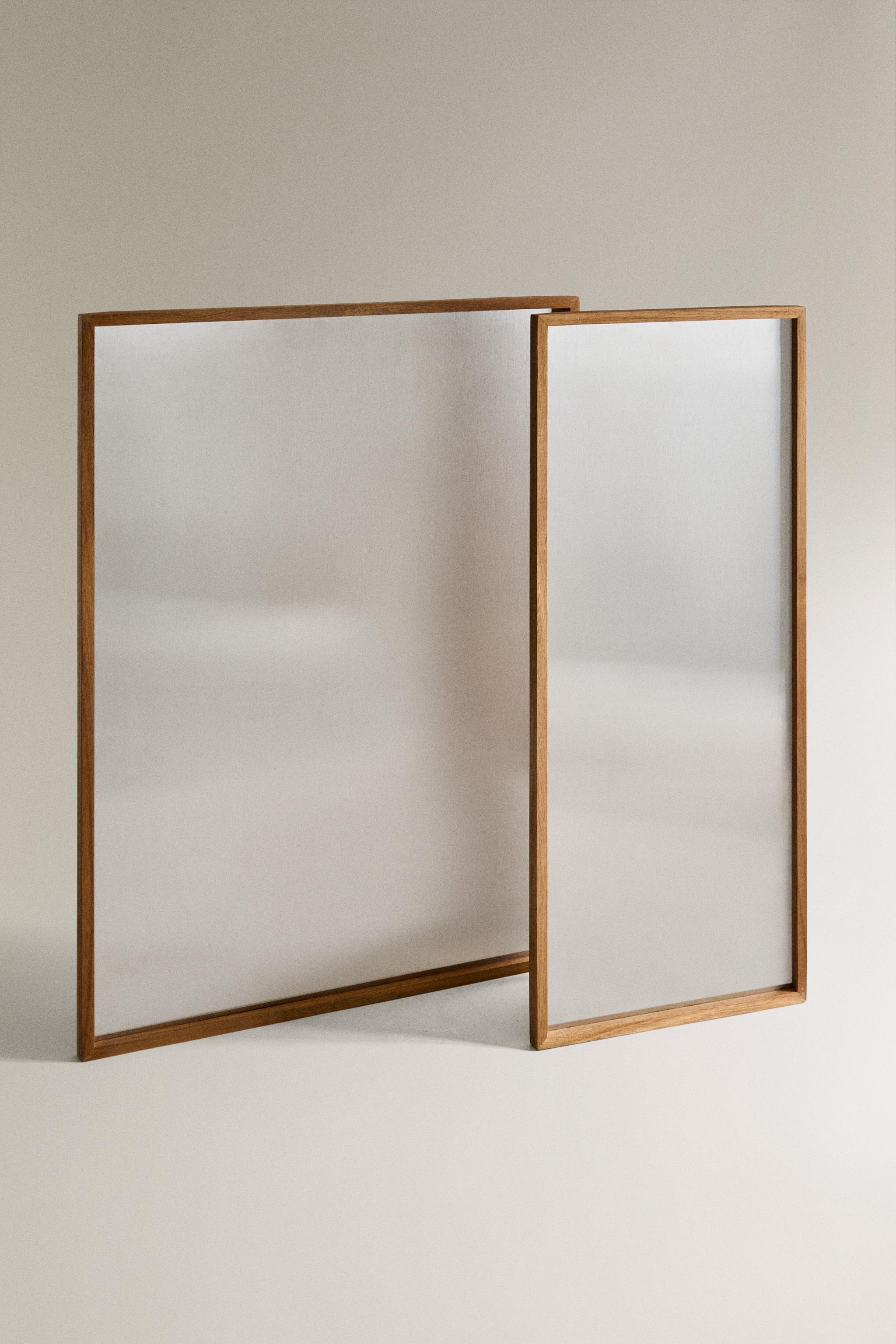 MAGNETIC SLATE WITH WOODEN BORDER - Cream | ZARA United States