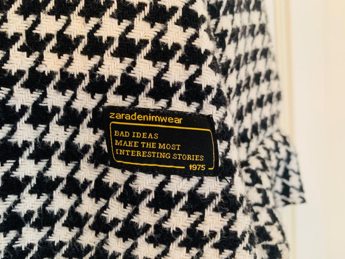 HOUNDSTOOTH TEXTURED OVERSHIRT - Image 3