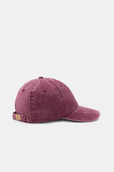 CASQUETTE SERGÉ UNIE - Rose foncé de Zara - Image 3