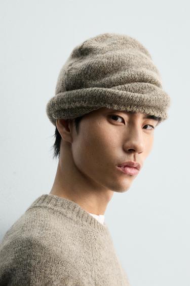 TEXTURED LIMITED EDITION BEANIE - Beige by Zara - Image 1