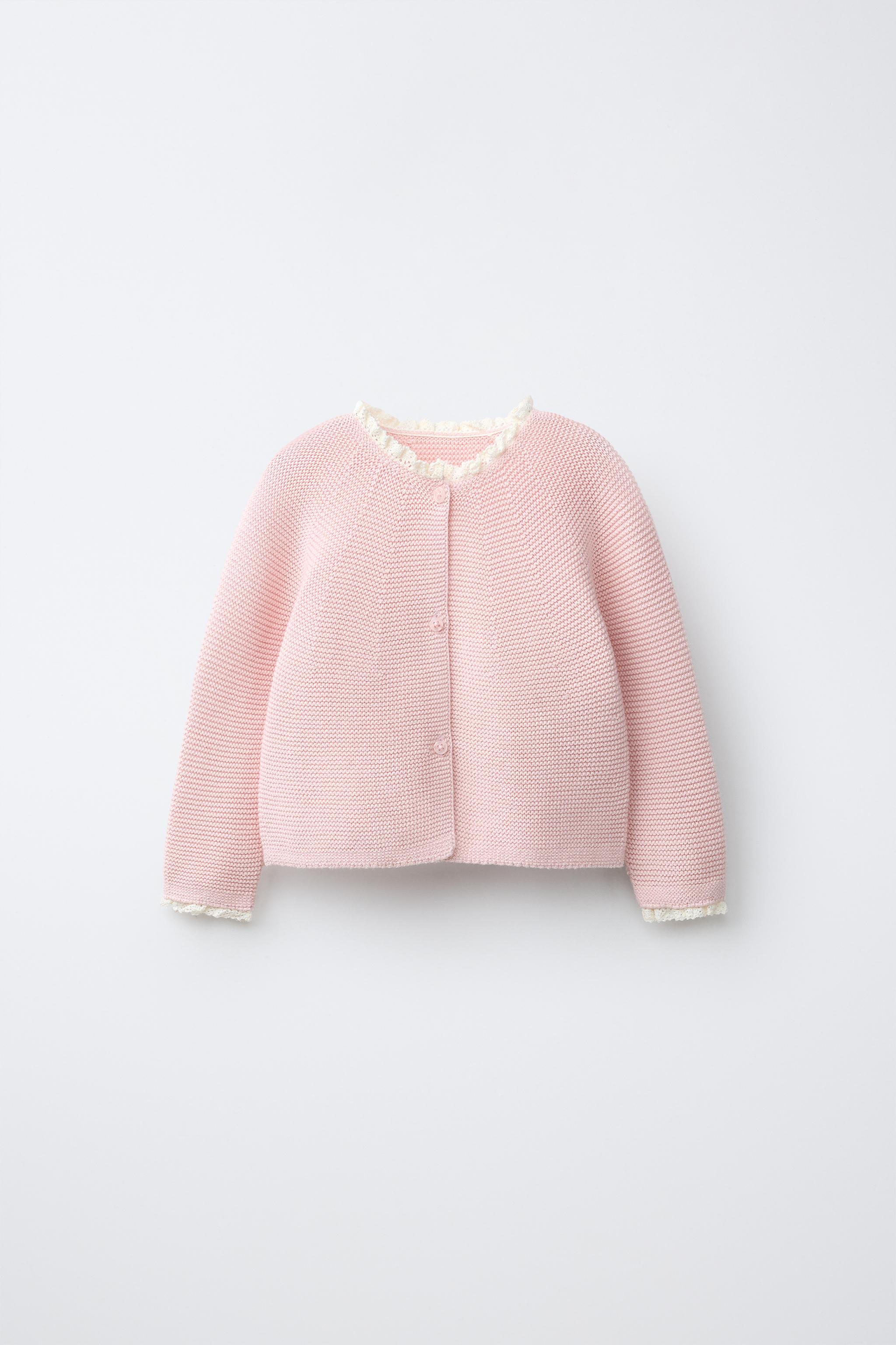 GILET EN MAILLE LINKS DENTELLE