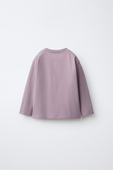 DOG PRINT T-SHIRT — Light lilac 2